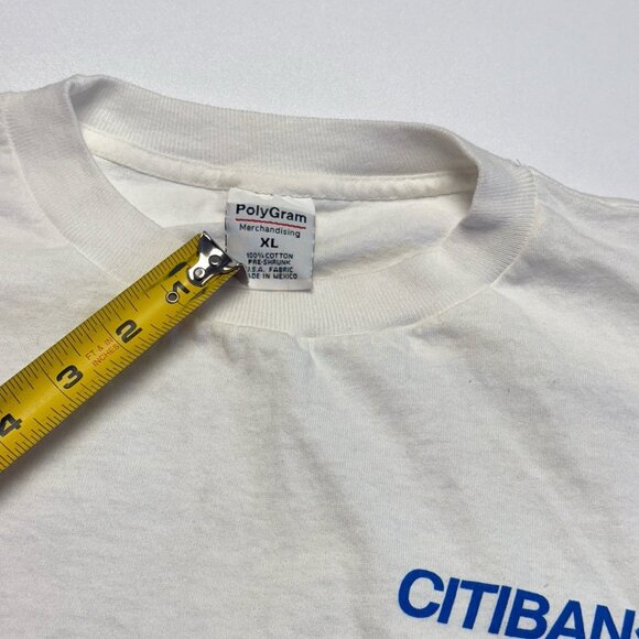 Vintage 90s Elton John T Shirt 1998 World Tour White - Picture 7 of 9